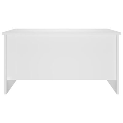vidaXL Kavos staliukas, baltas, 80x55,5x41,5cm, apdirbta mediena