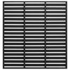 vidaXL Tvoros segmentas, juodos spalvos, 180x180cm, WPC