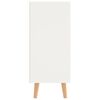 vidaXL Šoninė spintelė, balta ir ąžuolo, 90x30x72cm, apdirbta mediena