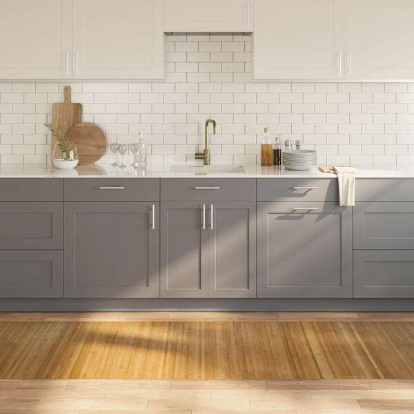 vidaXL Kilimas, natūralios spalvos, 80x300cm, bambukas, stačiakampis