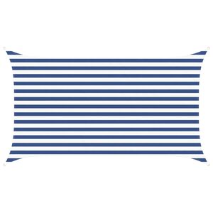 vidaXL Saulės burė Mėlyna ir balta 3,5 x 2 m