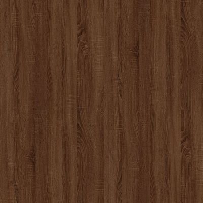 vidaXL Naktiniai staliukai, 2vnt., rudi ąžuolo, 50x46x50cm, mediena
