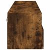 vidaXL Sieninės TV spintelės, 2vnt., dūminės, 60x30x30cm, mediena