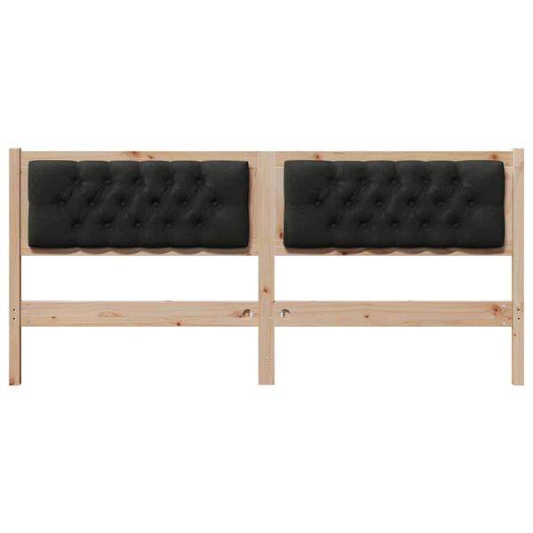 vidaXL Galvūgalis Kita Ruda ir juoda 180 cm Pu&scaron;ies masyvas