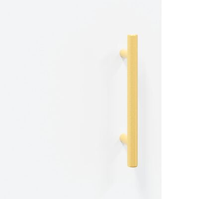 vidaXL Naktinė spintelė, baltos spalvos, 40x40x50cm, apdirbta mediena