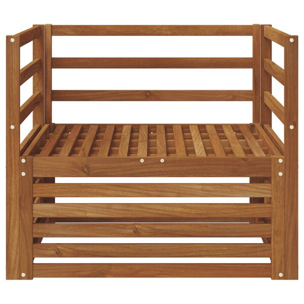 vidaXL 2 Vienetas Sofa su porankiais Natūrali