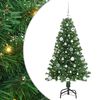 vidaXL Dirbtinė Kalėdų eglutė Žalia 150 cm PVC ir Plienas ir Plastikas