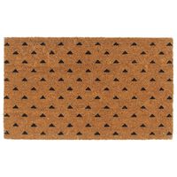 vidaXL Durų kilimėlis, natūralus, 45x75cm, kokoso pluoštas