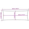 vidaXL Uždanga nuo saulės, raudonos spalvos, 2x5m, HDPE, 160g/m&sup2;