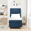 vidaXL Kiemas lova su čiužiniu Mėlyna 80 x 200 cm audinys