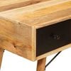 vidaXL Ra&scaron;omasis stalas Ruda 110 x 55 x 76 cm Kietas mango medis