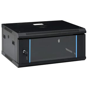 vidaXL 4U Sieninė komutacinė spinta, 600x450x285mm, 19", IP20