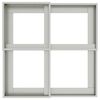 vidaXL Sodo vazonas Sidabro 80 x 80 x 60 cm Galvanizuotas plienas