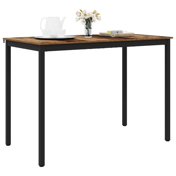 vidaXL Stovintis Baro Stalas Apdirbta mediena