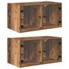 vidaXL Sieniniai baldai 2 vnt. 68 x 37 x 35 cm Apdirbta mediena