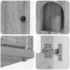 vidaXL Katės namelis Pilkas Sonoma 85 x 55 x 50 cm Apdirbta mediena