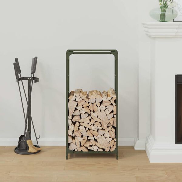 vidaXL Stovas malkoms, 44x28x90 cm, šaltai valcuotas plienas