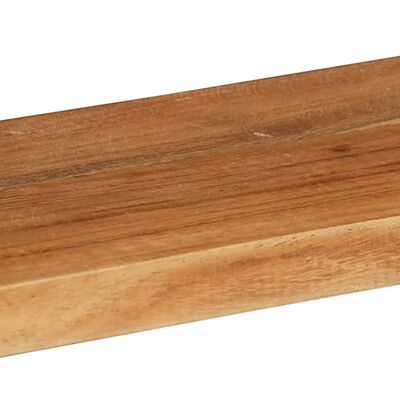 vidaXL Sieninių lentynų rinkinys, 3 dalių, akacijos medienos masyvas