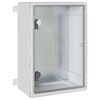 vidaXL Control Cabinet Pilka 42 x 19,5 x 50 cm ABS plastikas