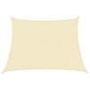 vidaXL Uždanga nuo saulės, kreminės spalvos, 4/5x3m, HDPE, 160g/m&sup2;