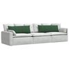 vidaXL Sofa Pagalvės 2 pcs Tamsiai žalia 120 x 40 cm