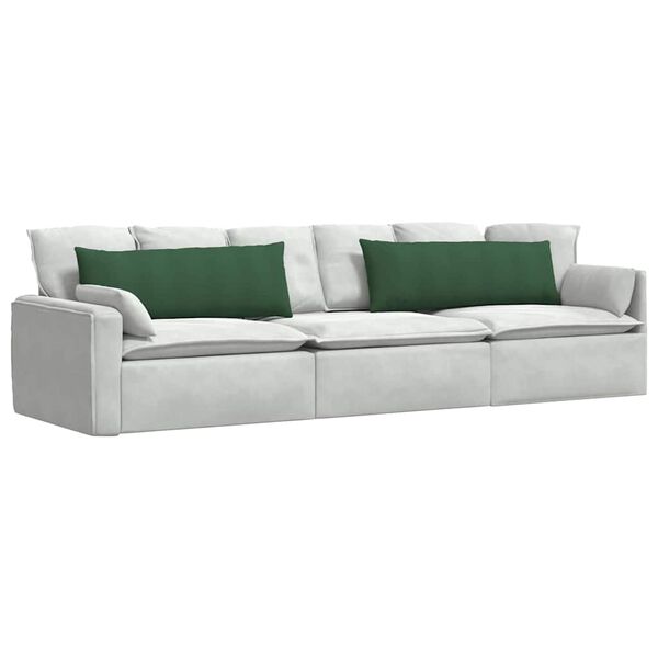 vidaXL Sofa Pagalvės 2 pcs Tamsiai žalia 120 x 40 cm