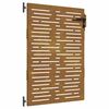 vidaXL Sodo vartai 85 x 150 cm Juoda Užrakintas