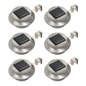 vidaXL Saulės energija įkraunami lauko LED &scaron;viestuvai, 6vnt., 12cm