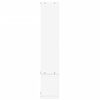 vidaXL Sieninė lentyna, baltos spalvos, 96x12x64cm, apdirbta mediena