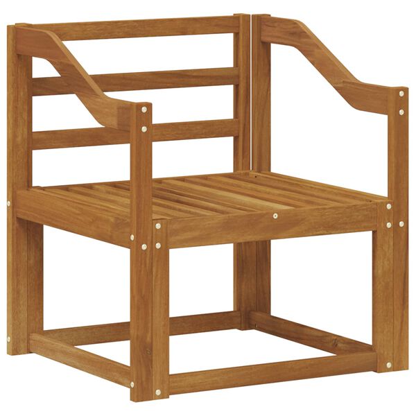 vidaXL Lauko sofa Kietos akacijos mediena Natūrali