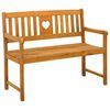 vidaXL Lauko suolas Natūrali 110 x 55,5 x 90 cm