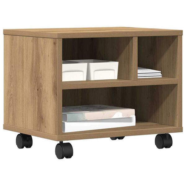 vidaXL Spausdintuvo laikiklis Amatininkų ąžuolas 41 x 32 x 34,5 cm