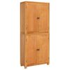vidaXL Sandėliavimo baldų komplektas 2 vnt. Natūrali 80 x 35 x 185 cm