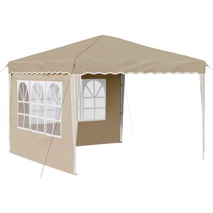 vidaXL Pop-up &scaron;ventinis palapinė Kreminė 288 x 288 x 245 cm