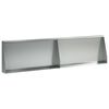 vidaXL Sienelė 2 vnt. 80 x 12 x 30 cm Galvanizuotas plienas Sidabrinė