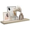 vidaXL Pakabinama sieninė lentyna, ąžuolo spalvos, 90x23,5x3,8cm, MDF