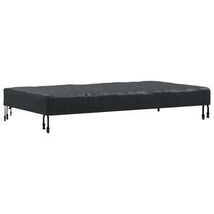 vidaXL Stalo uždengimas 122 x 72 x 15 cm audinys Stačiakampio Juoda