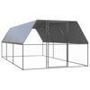 vidaXL Lauko narvas vi&scaron;čiukams, 3x6x2m, galvanizuotas plienas