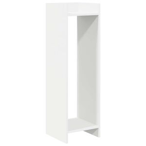 vidaXL Augalų stovas Balta 30 x 30 x 100 cm Apdirbta mediena