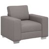 vidaXL Sofa Taupe 100 x 77 x 82 cm audinys
