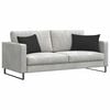 vidaXL Sofa Pagalvės 2 pcs Juoda 60 x 40 cm audinys