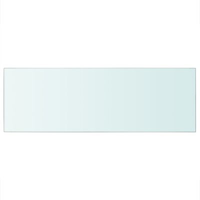 vidaXL Lentynos plokštė, skaidrus stiklas, 70x25 cm