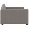 vidaXL Sofa, taupe spalvos, 90x200cm, audinys