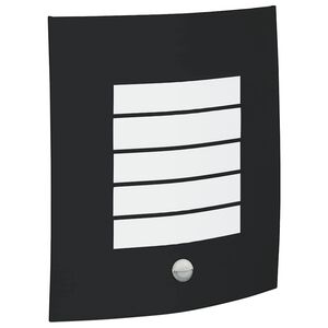 vidaXL Lauko sieninė lemputė Juoda 23.5 x 9 x 26 cm