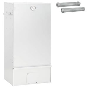 vidaXL Rūkykla 3 vnt. 44,5 x 29 x 83 cm Galvanizuotas plienas