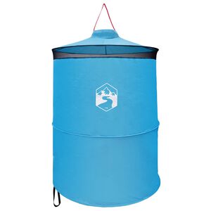 vidaXL Pop-up tualeto palapinė su kabinimo virve 97 x 126 cm Mėlyna