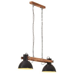 vidaXL Pakabinamas &scaron;viestuvas, visi&scaron;kai juodas, 109cm, 25W, E27