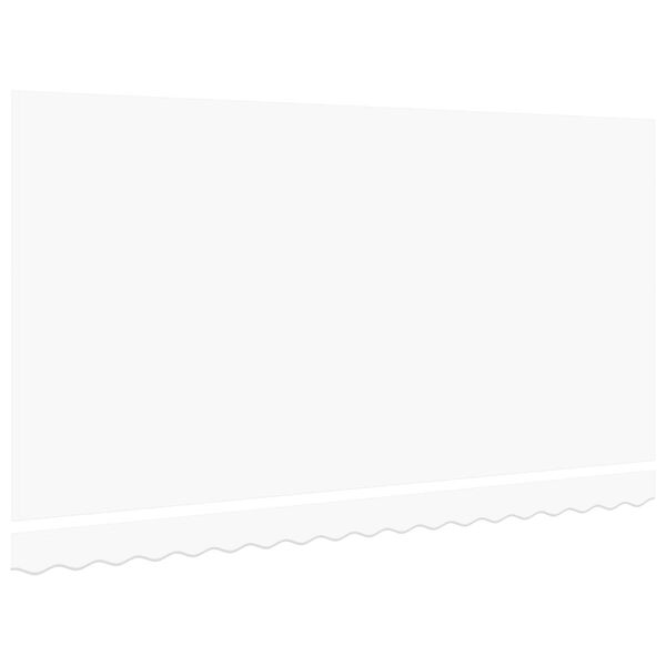 vidaXL Markizės pakaitinis audinys Balta 380 x 195 cm Poliesteris