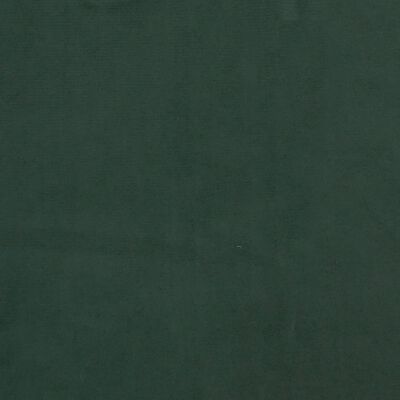 vidaXL Spyruoklinis čiužinys, tamsiai žalias, 100x200x20 cm, aksomas