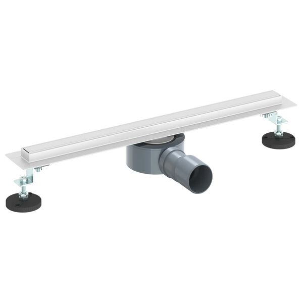 vidaXL 360&deg; Du&scaron;o Nutekėjimas su Plonu Modeliu Sidabro 50 cm